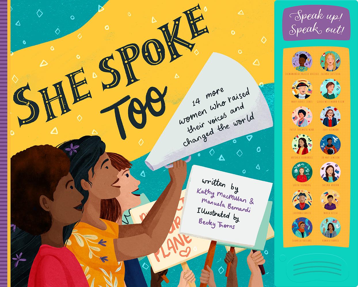 Produktbild: She Spoke Too | Kathy Macmillan, Manuela Bernardi