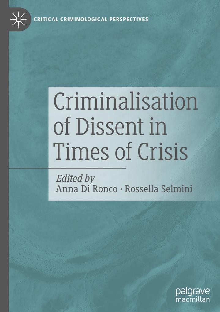 Produktbild: Criminalisation of Dissent in Times of Crisis