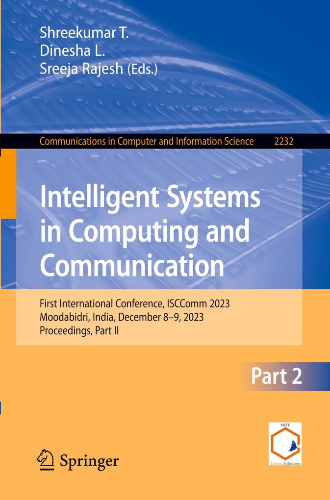 Produktbild: Intelligent Systems in Computing and Communication