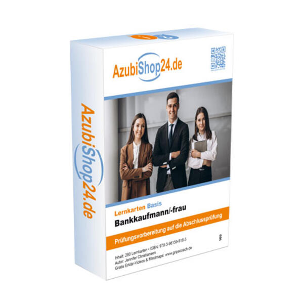 Produktbild: Prüfung Bankkaufmann Lernkarten Prüfungswissen | Jennifer Christiansen, Alexander Stark