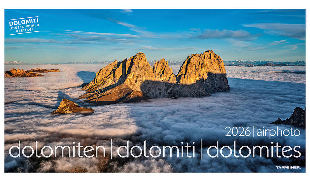Produktbild: Luftbildkalender Dolomiten 2026