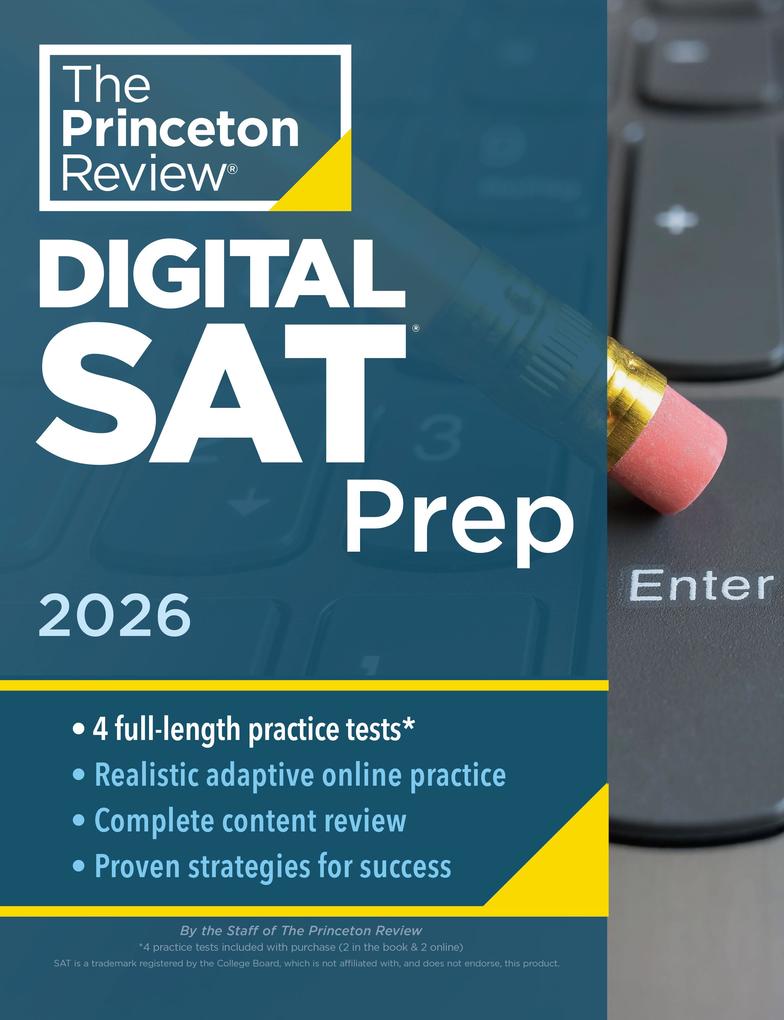 Produktbild: Princeton Review Digital SAT Prep, 2026 | The Princeton Review