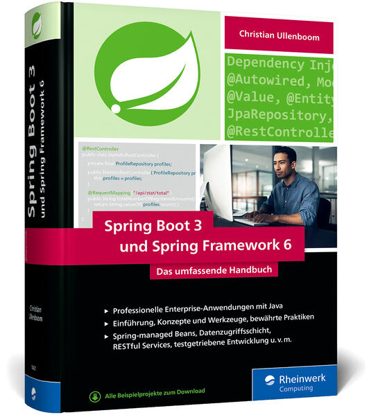 Produktbild: Spring Boot 3 und Spring Framework 6 | Christian Ullenboom