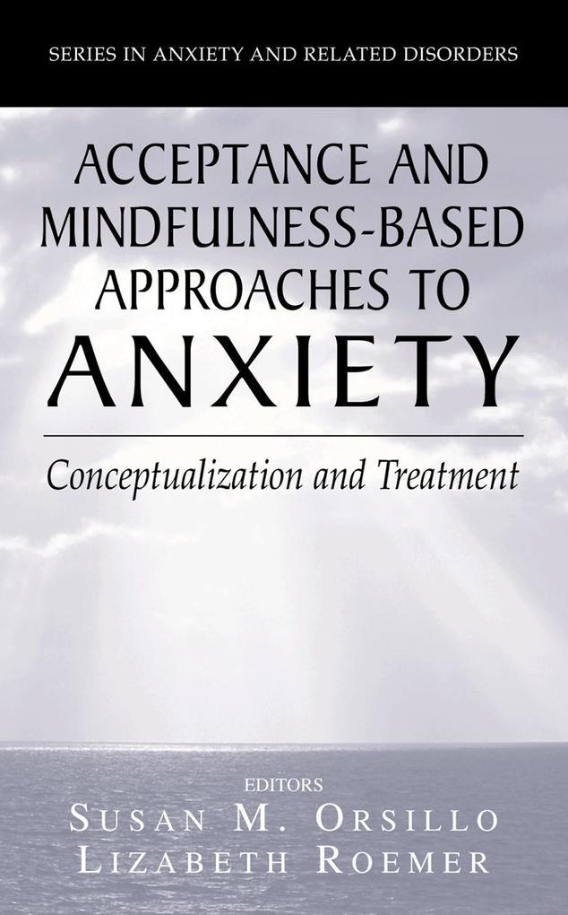 Produktbild: Acceptance- and Mindfulness-Based Approaches to Anxiety