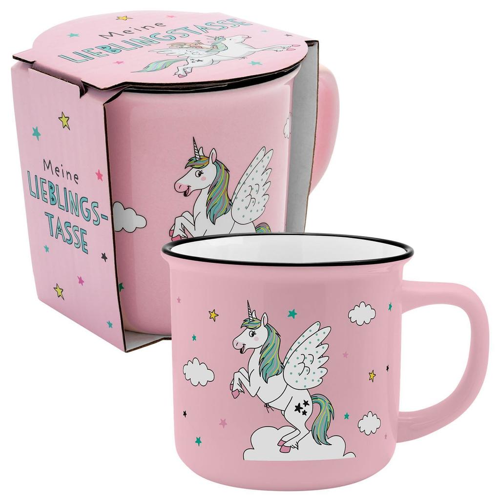 Produktbild: Becher Motiv Einhorn