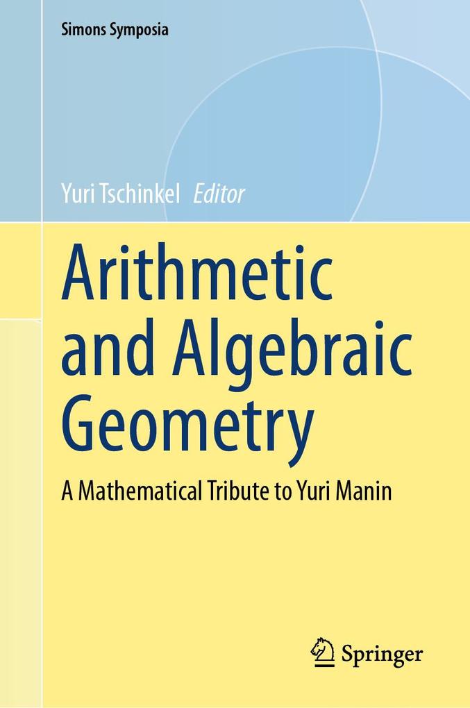 Produktbild: Arithmetic and Algebraic Geometry