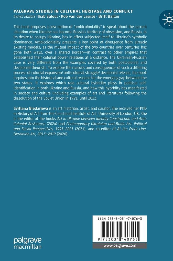 Weitere Ansicht: Ambicoloniality and War | Svitlana Biedarieva