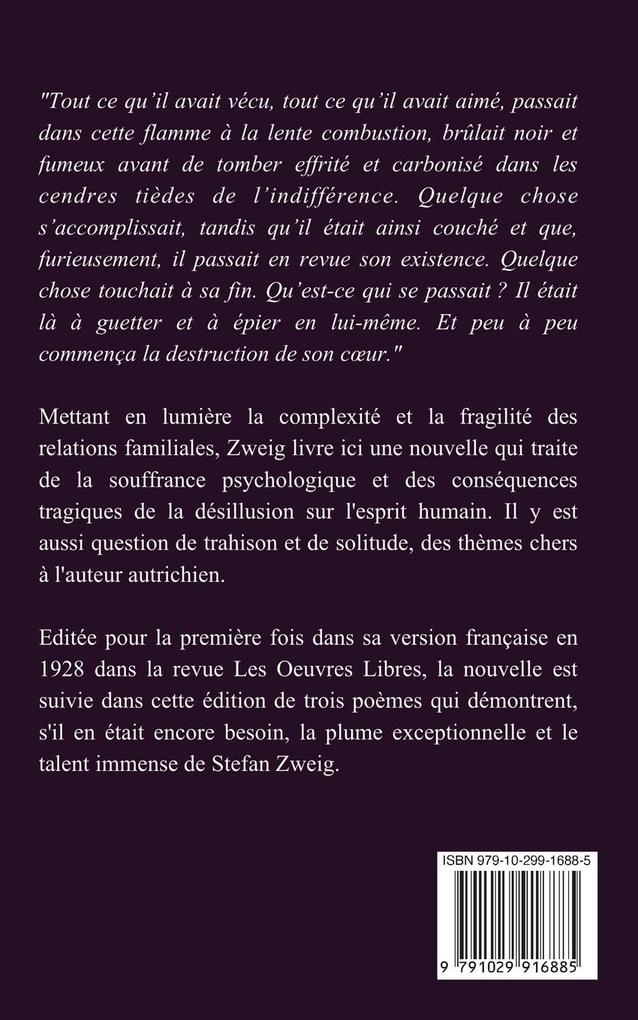 Weitere Ansicht: Destruction d'un coeur | Stefan Zweig