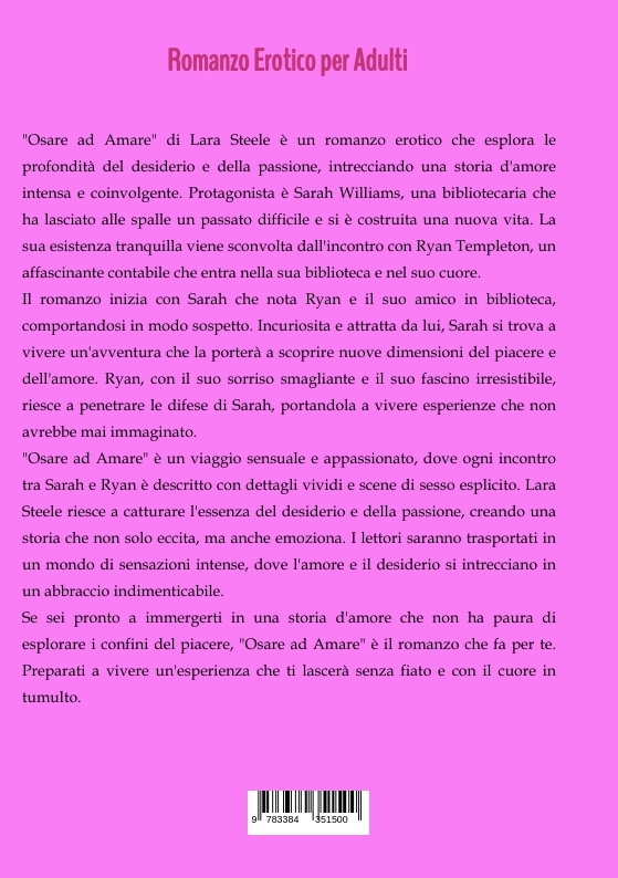 Weitere Ansicht: Osare ad Amare | Lara Steele