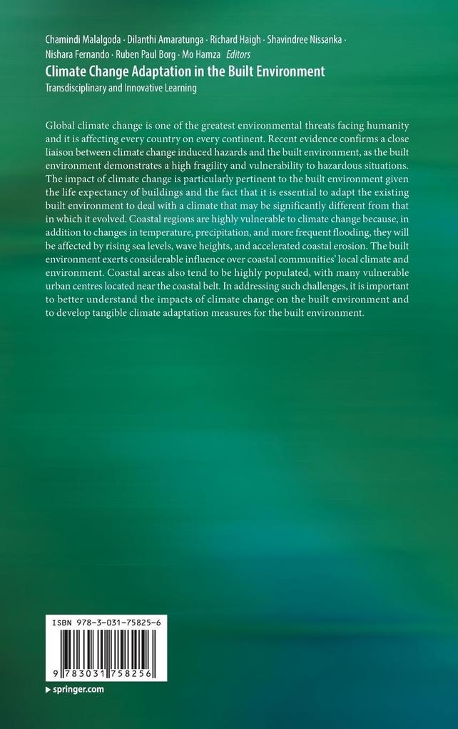 Weitere Ansicht: Climate Change Adaptation in the Built Environment