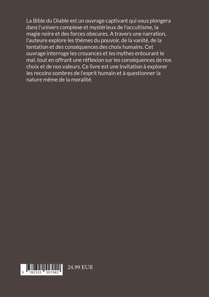 Weitere Ansicht: La bible du diable | Ronnie Bilsgnac