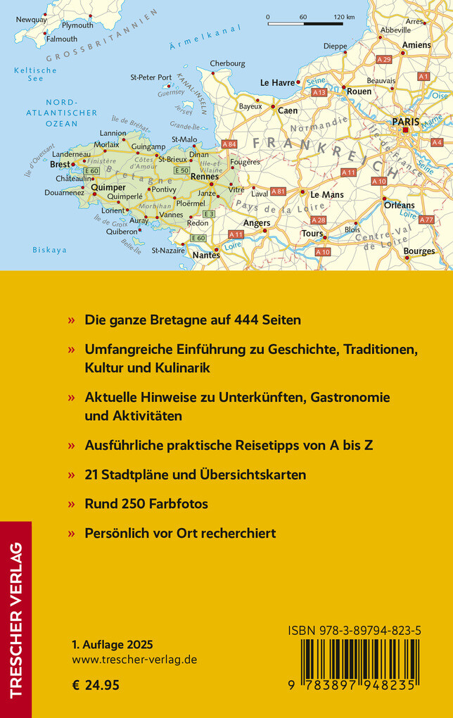 Weitere Ansicht: TRESCHER Reiseführer Bretagne | Heike Bentheimer