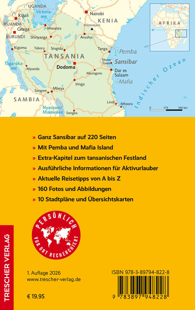 Weitere Ansicht: TRESCHER Reiseführer Sansibar | Francisca Chengula, Tobias Chengula
