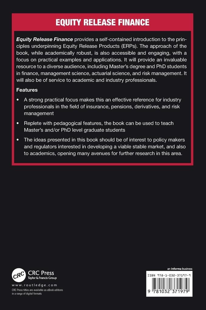 Weitere Ansicht: Equity Release Finance | Enoch B. Quaye, Radu S. Tunaru