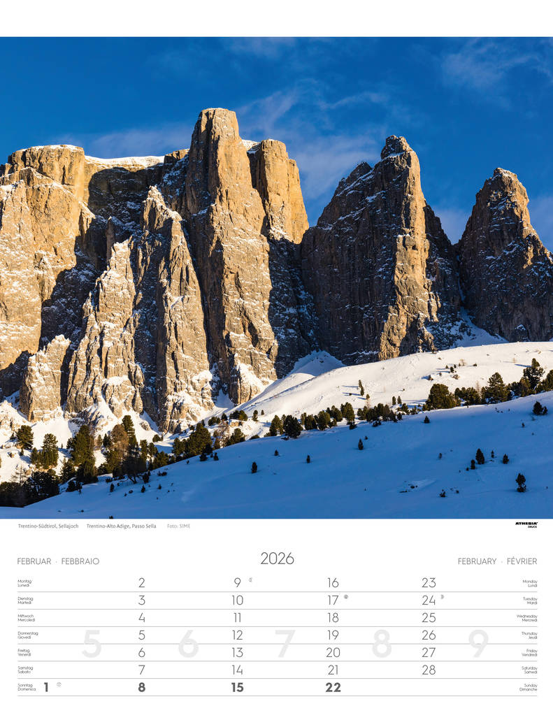 Weitere Ansicht: Weltnaturerbe Dolomiten Kalender 2026