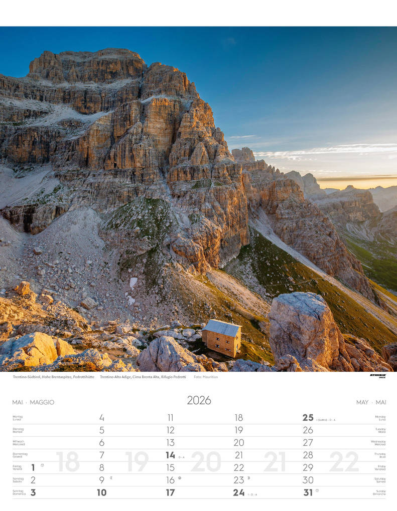 Weitere Ansicht: Weltnaturerbe Dolomiten Kalender 2026