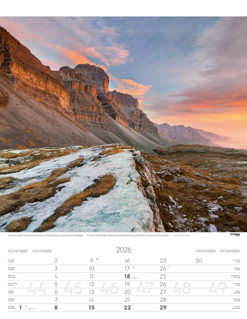 Weitere Ansicht: Weltnaturerbe Dolomiten Kalender 2026