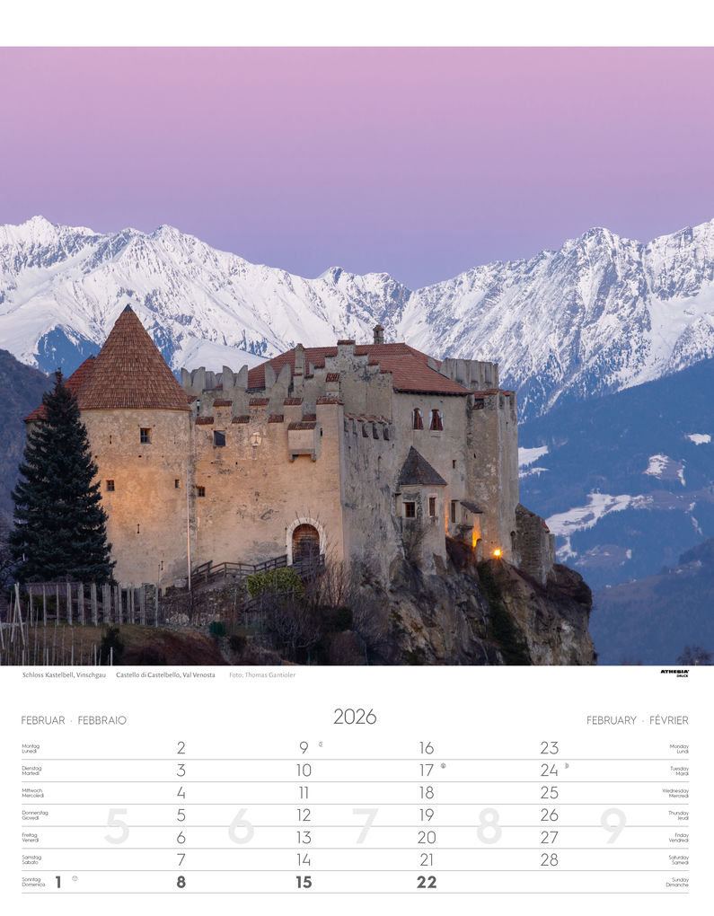 Weitere Ansicht: Südtirol Kalender 2026