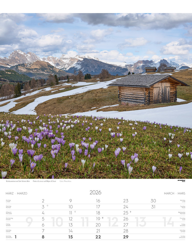 Weitere Ansicht: Südtirol Kalender 2026