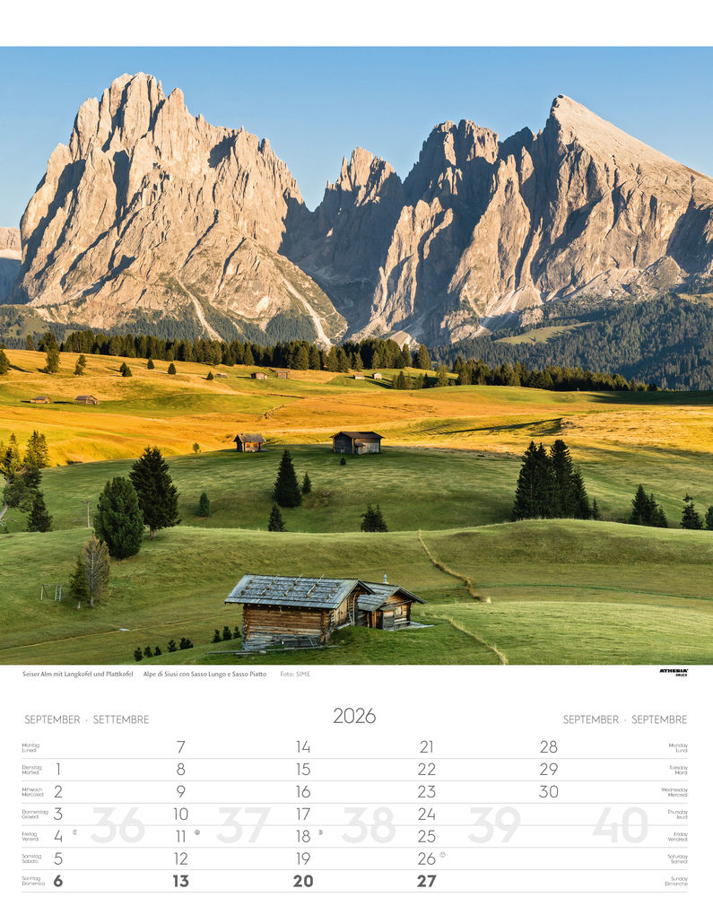 Weitere Ansicht: Südtirol Kalender 2026