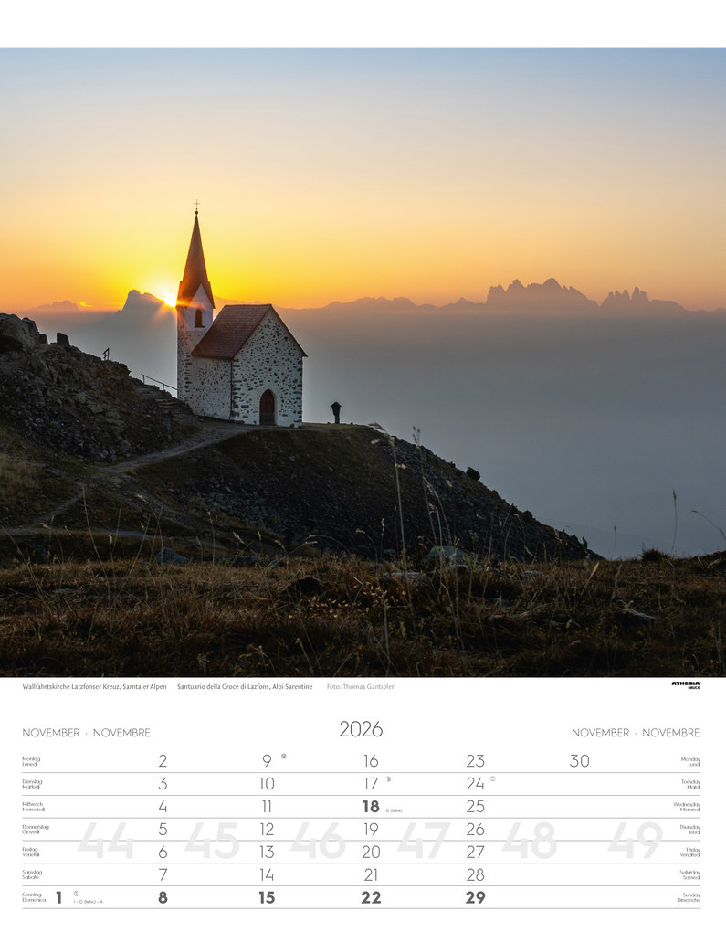 Weitere Ansicht: Südtirol Kalender 2026