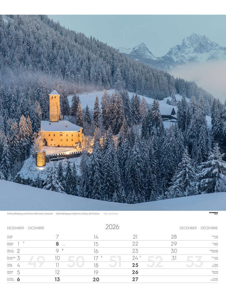 Weitere Ansicht: Südtirol Kalender 2026