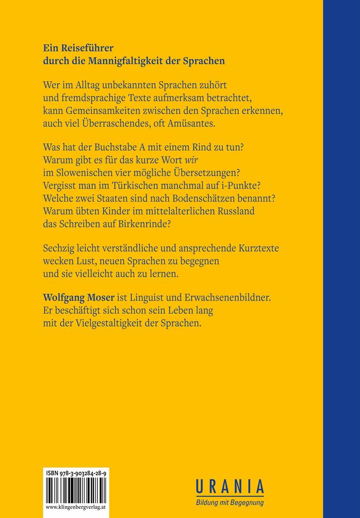 Weitere Ansicht: Was auf der Zunge liegt | Moser Wolfgang