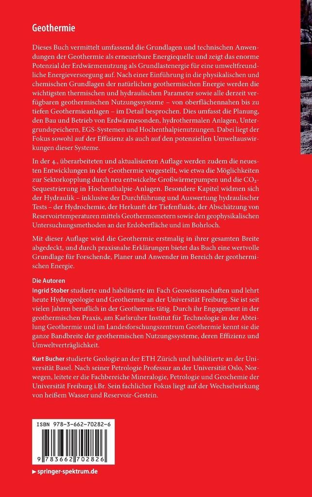 Weitere Ansicht: Geothermie | Ingrid Stober, Kurt Bucher