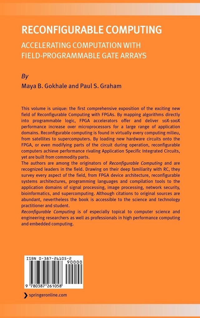 Weitere Ansicht: Reconfigurable Computing | Maya B. Gokhale, Paul S. Graham