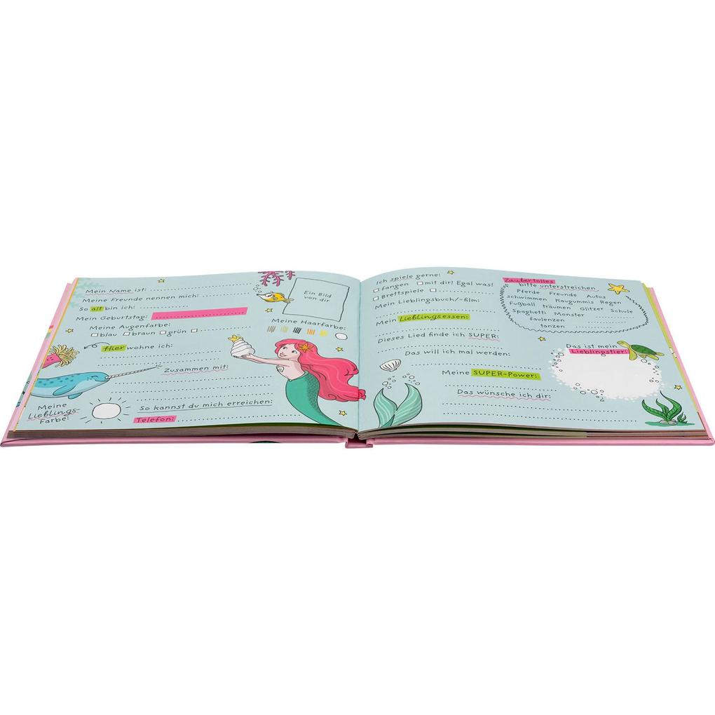 Weitere Ansicht: Freundebuch Motiv Pink "Alle meine Freunde"