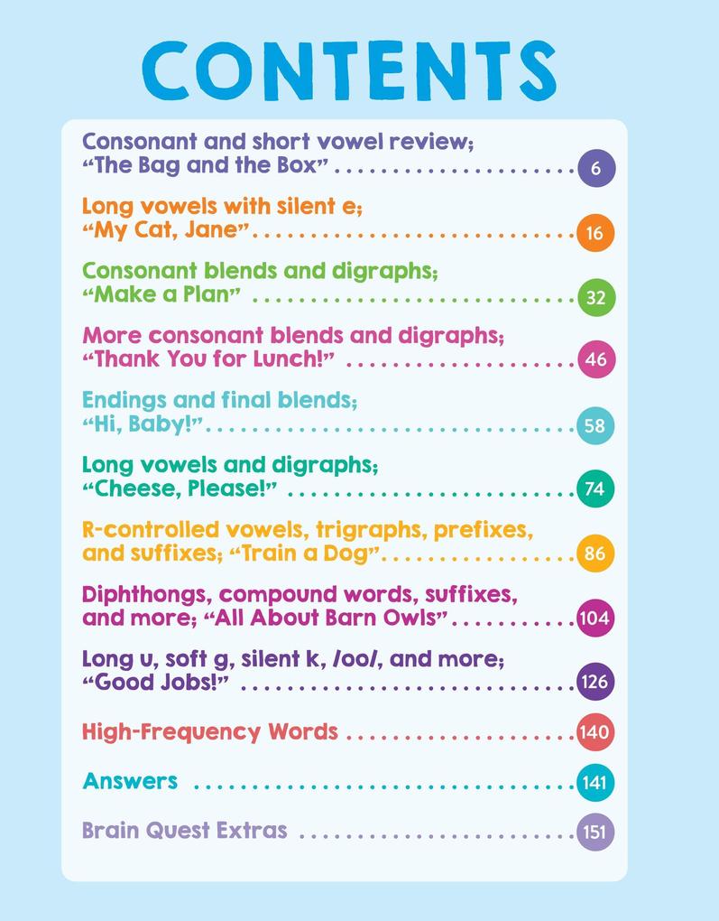 Weitere Ansicht: Brain Quest Phonics Workbook: Grade 1