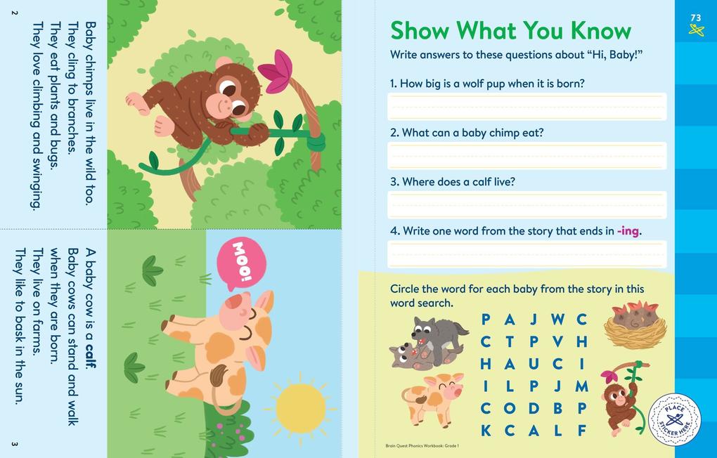 Weitere Ansicht: Brain Quest Phonics Workbook: Grade 1