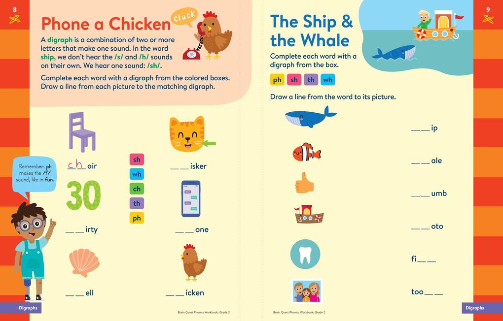Weitere Ansicht: Brain Quest Phonics Workbook: Grade 2