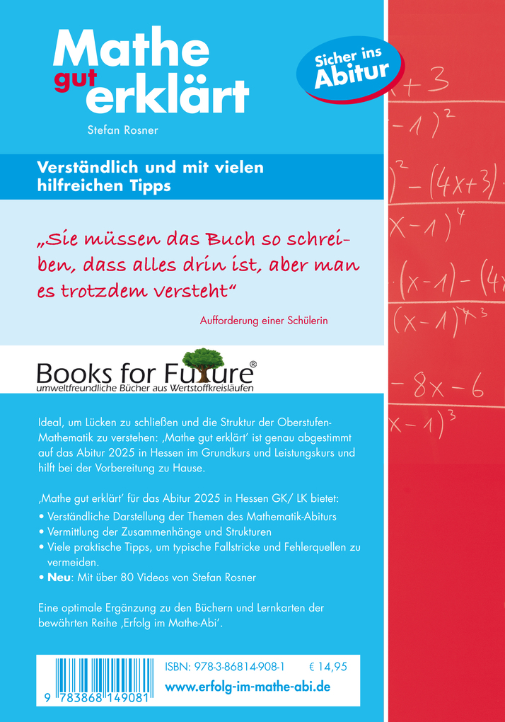 Weitere Ansicht: Mathe gut erklärt Hessen Grundkurs und Leistungskurs | Stefan Rosner