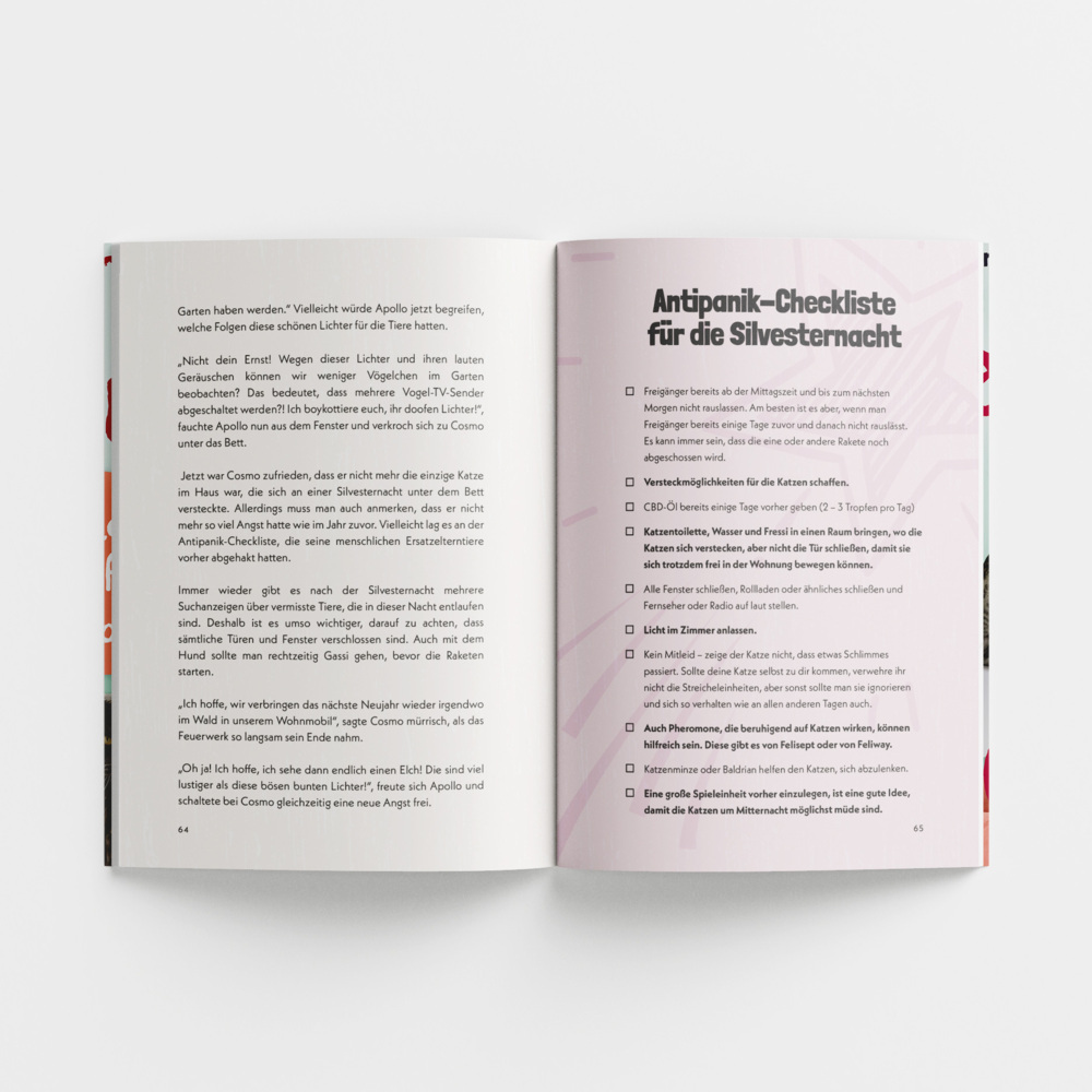 Weitere Ansicht: Total verkatert! Katzen-Knigge mit Apollo & Cosmo | Tatjana Deglau