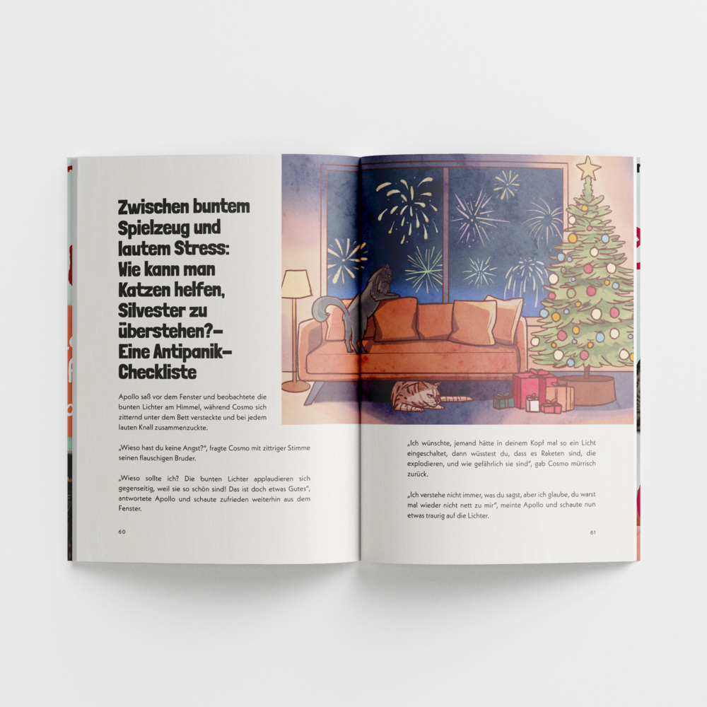 Weitere Ansicht: Total verkatert! Katzen-Knigge mit Apollo & Cosmo | Tatjana Deglau