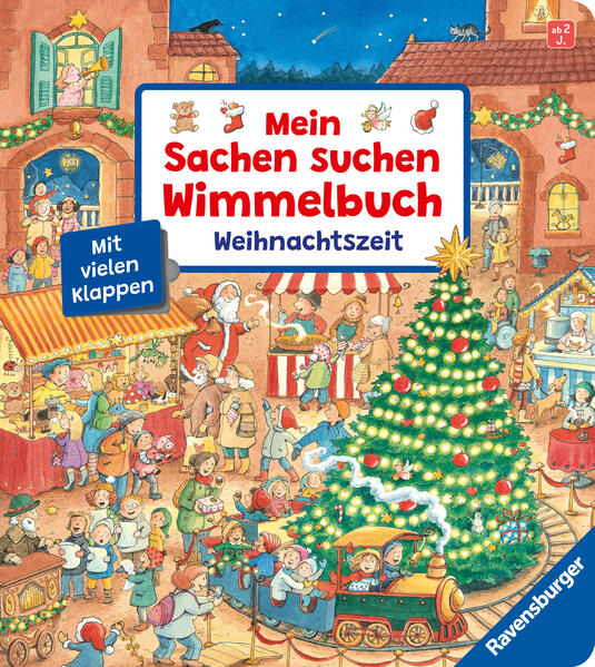 Produktbild: Mein Sachen suchen Wimmelbuch: Weihnachtszeit | Franziska Harvey