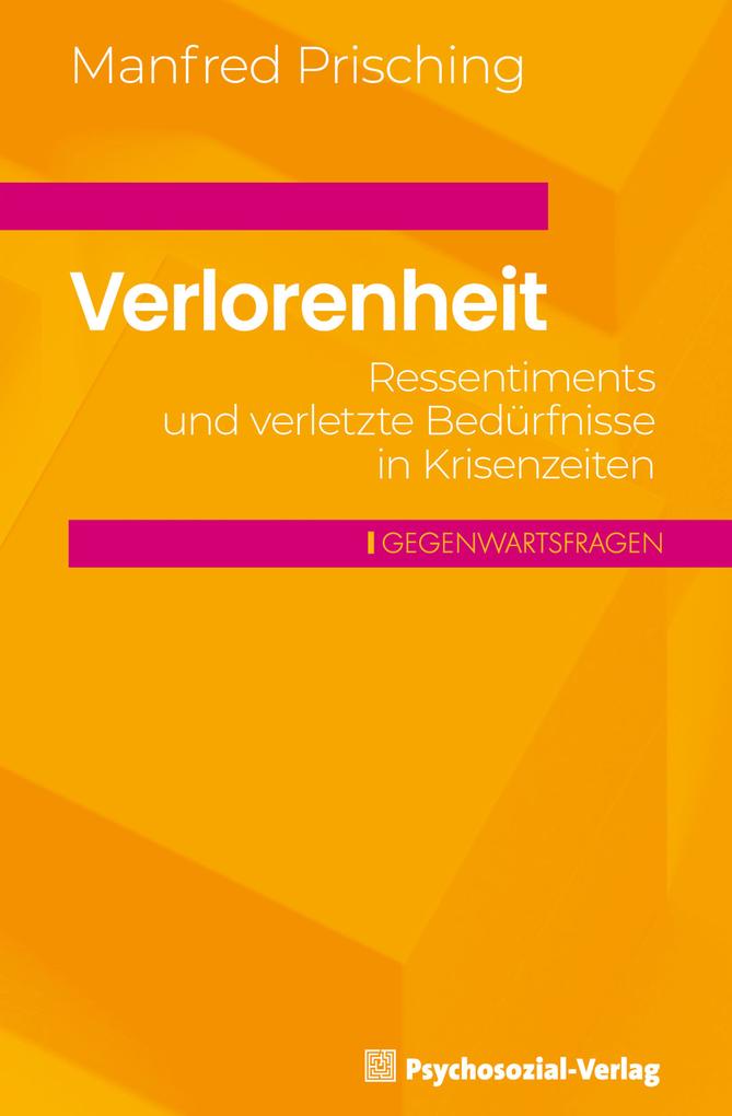 Produktbild: Verlorenheit | Manfred Prisching