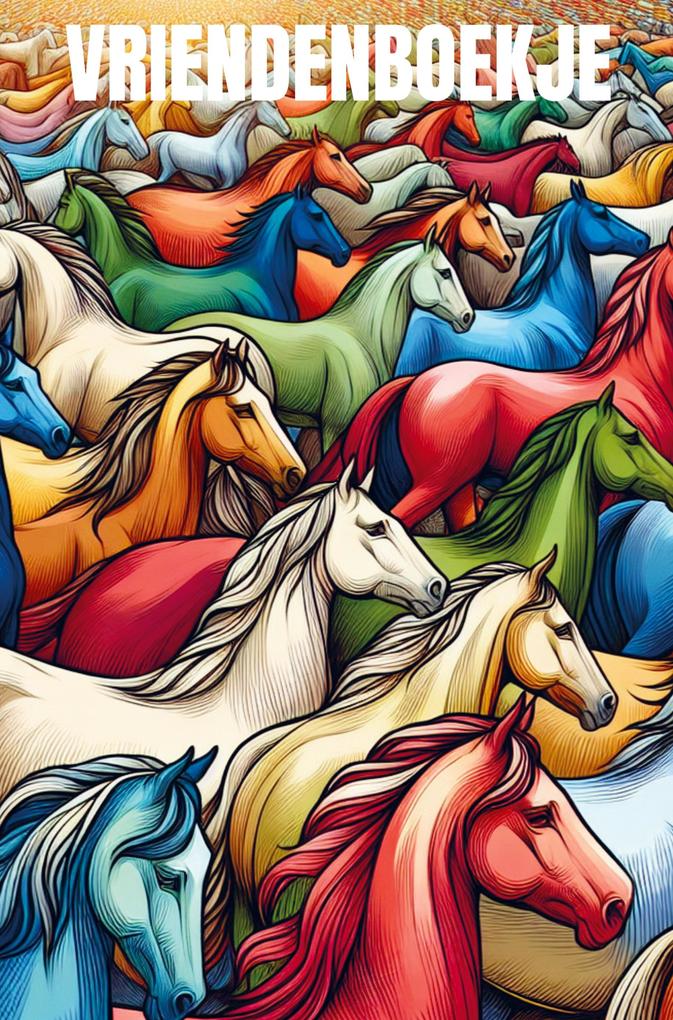 Produktbild: Vriendenboekje Paarden | Andries B.V.