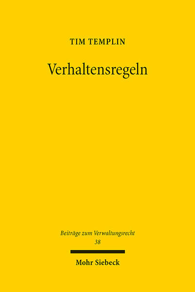 Produktbild: Verhaltensregeln | Tim Templin