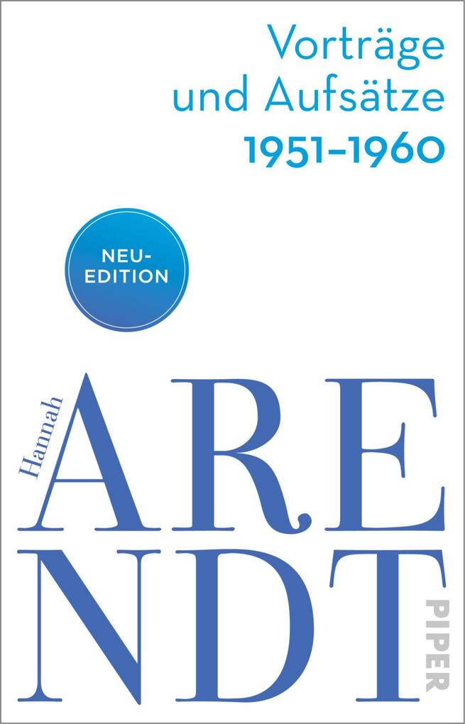 Produktbild: Vorträge und Aufsätze 1951-1960 | Hannah Arendt