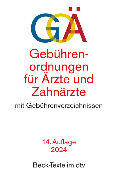 Produktbild: Gebührenordnungen für Ärzte und Zahnärzte. GOÄ | Karsten Scholz