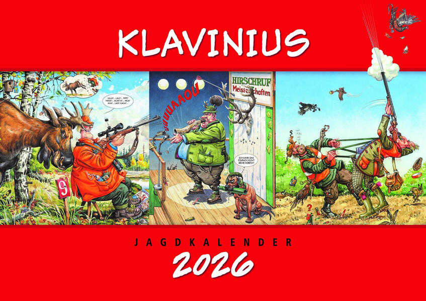 Produktbild: Haralds Klavinius Jagdkalender 2026
