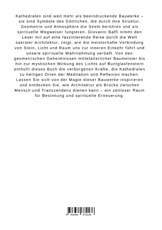 Weitere Ansicht: Kathedralen als spirituelle Wegweiser | Giovanni Baffi