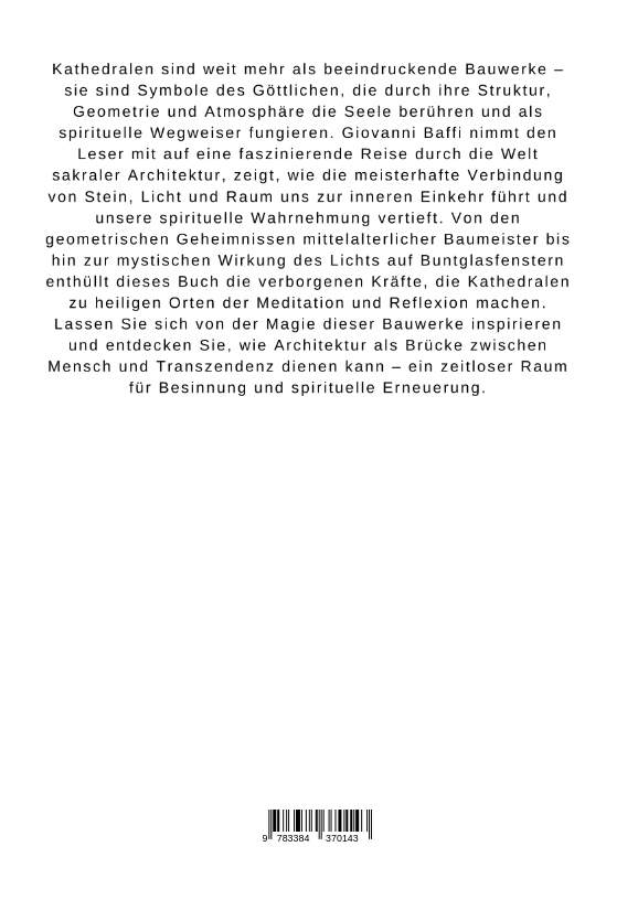Weitere Ansicht: Kathedralen als spirituelle Wegweiser | Giovanni Baffi