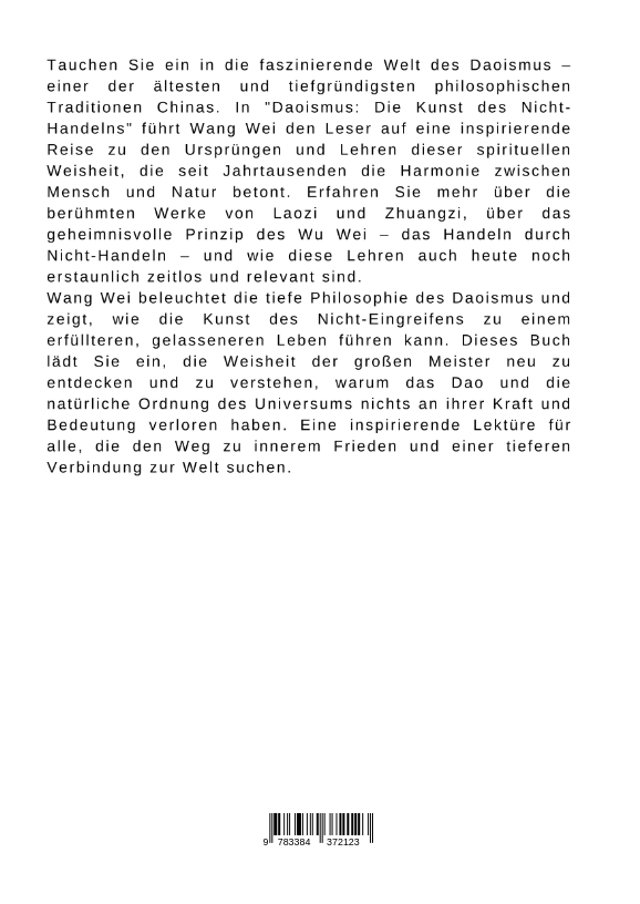 Weitere Ansicht: Daoismus: Die Kunst des Nicht-Handelns | Wang Wie
