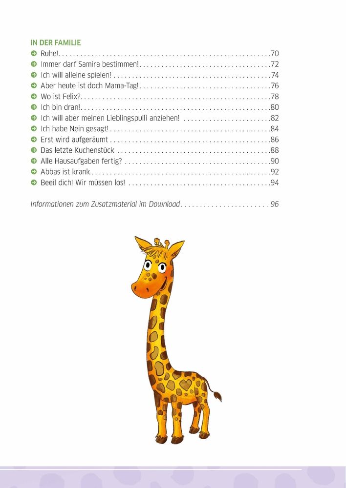 Weitere Ansicht: 40 Vorlesegeschichten zur Giraffensprache | Petra Bartoli y Eckert