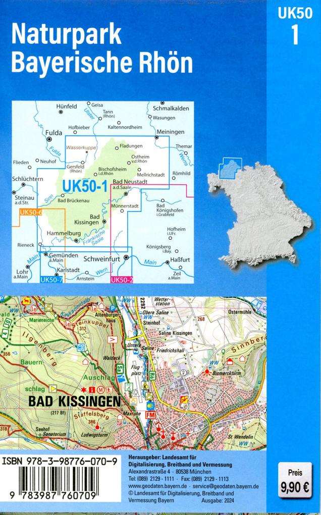 Weitere Ansicht: UK50-1 Naturpark Bayerische Rhön