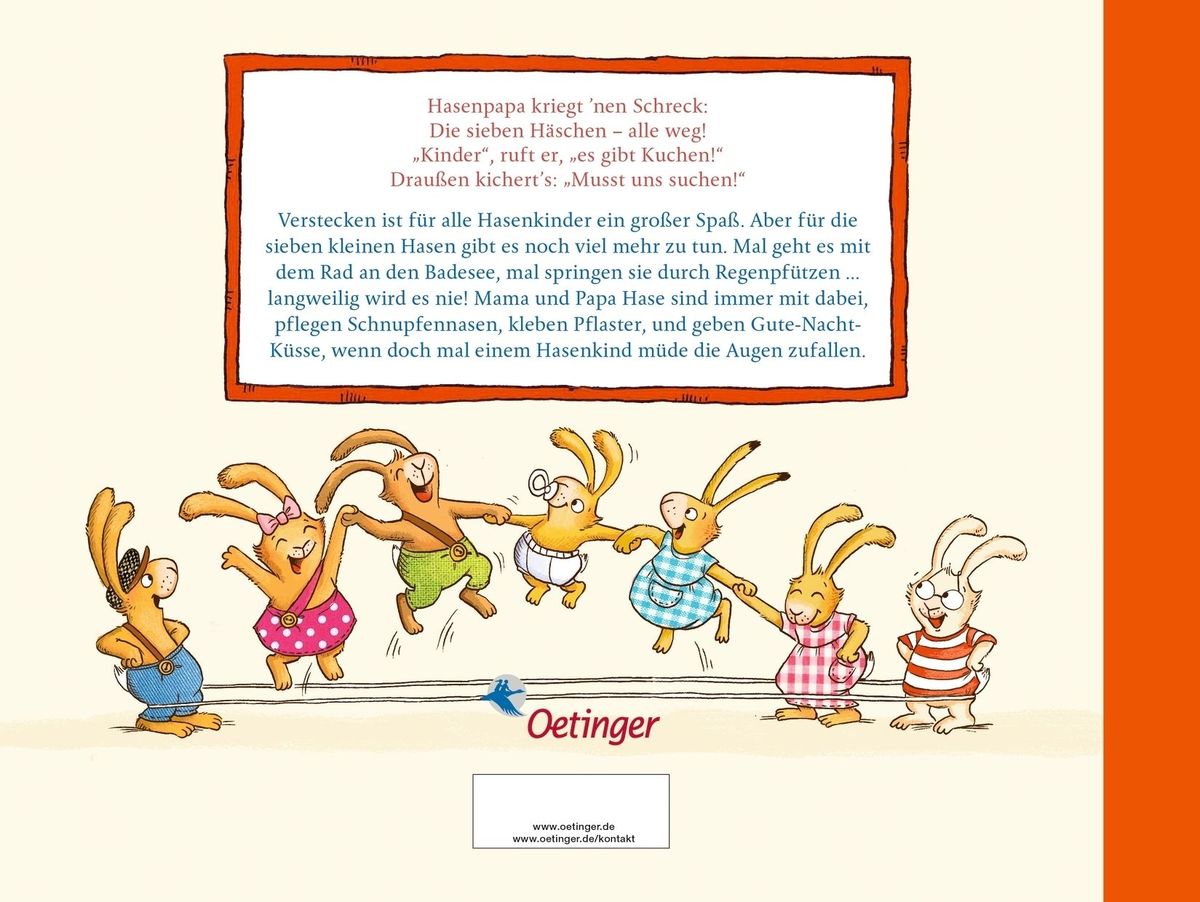 Weitere Ansicht: Das große Buch von den sieben kleinen Hasen | Sabine Praml