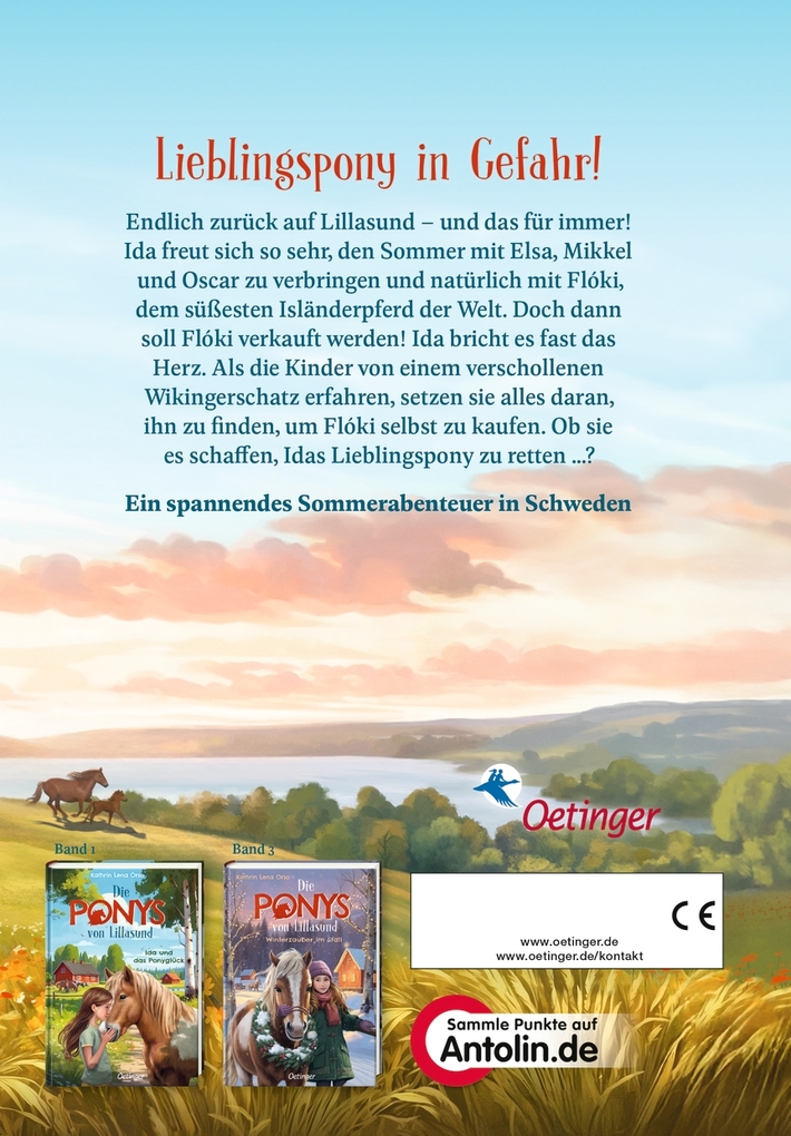 Weitere Ansicht: Die Ponys von Lillasund 2. Schatzsuche auf vier Hufen | Kathrin Lena Orso